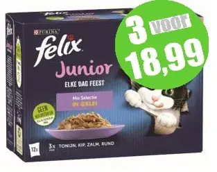 Direct Beschikbaar Felix Elke Dag Feest Kitten 12x85 gram